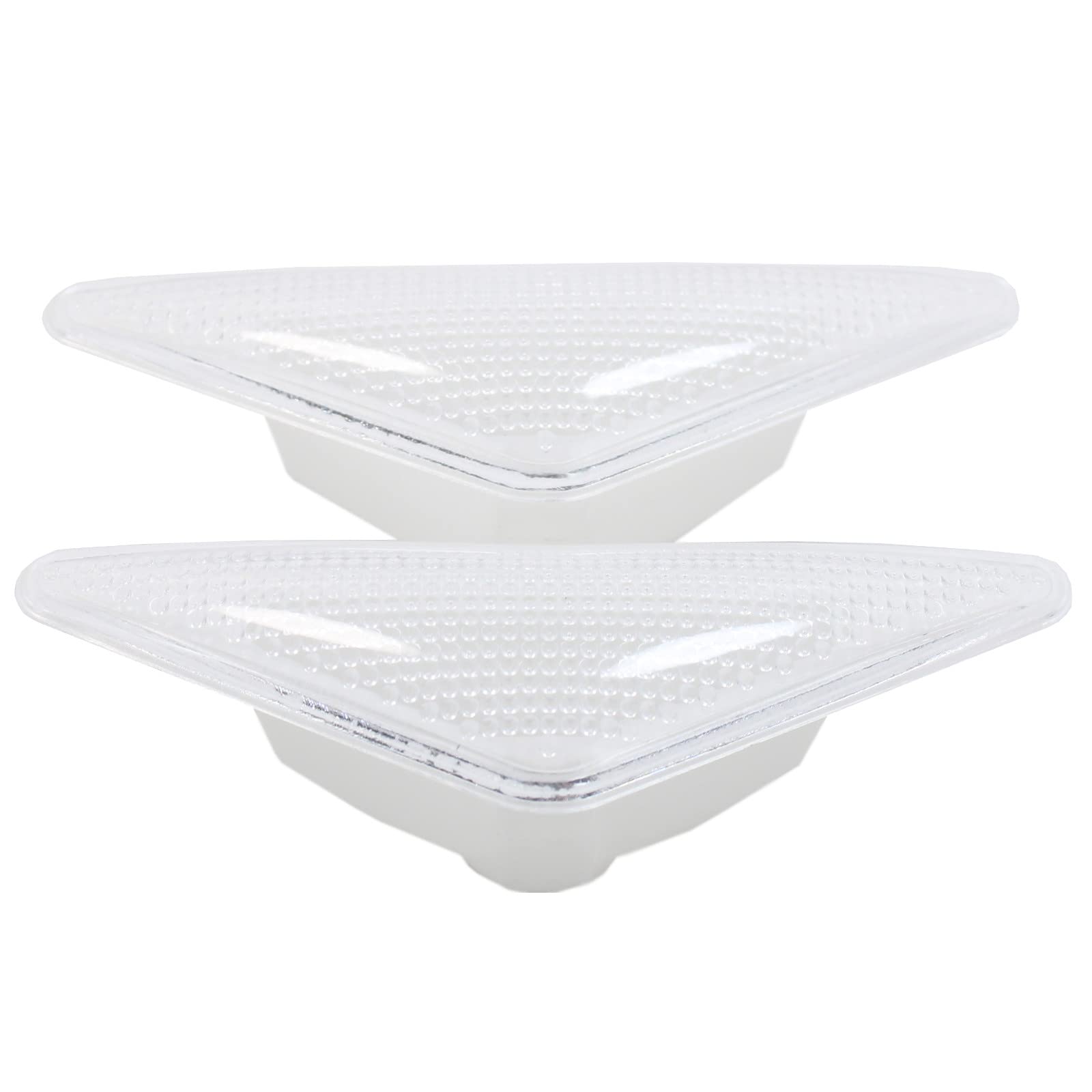 BIAREN 2x Side Marker Indicator Repeater Light Lamp Lens Clear For